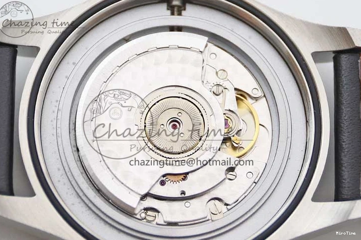 MIROTIME 0421 Vibrant Mark XVIII IW327001 SS M+F 1:1 Best Edition Black Dial on Black Leather Strap A 7055